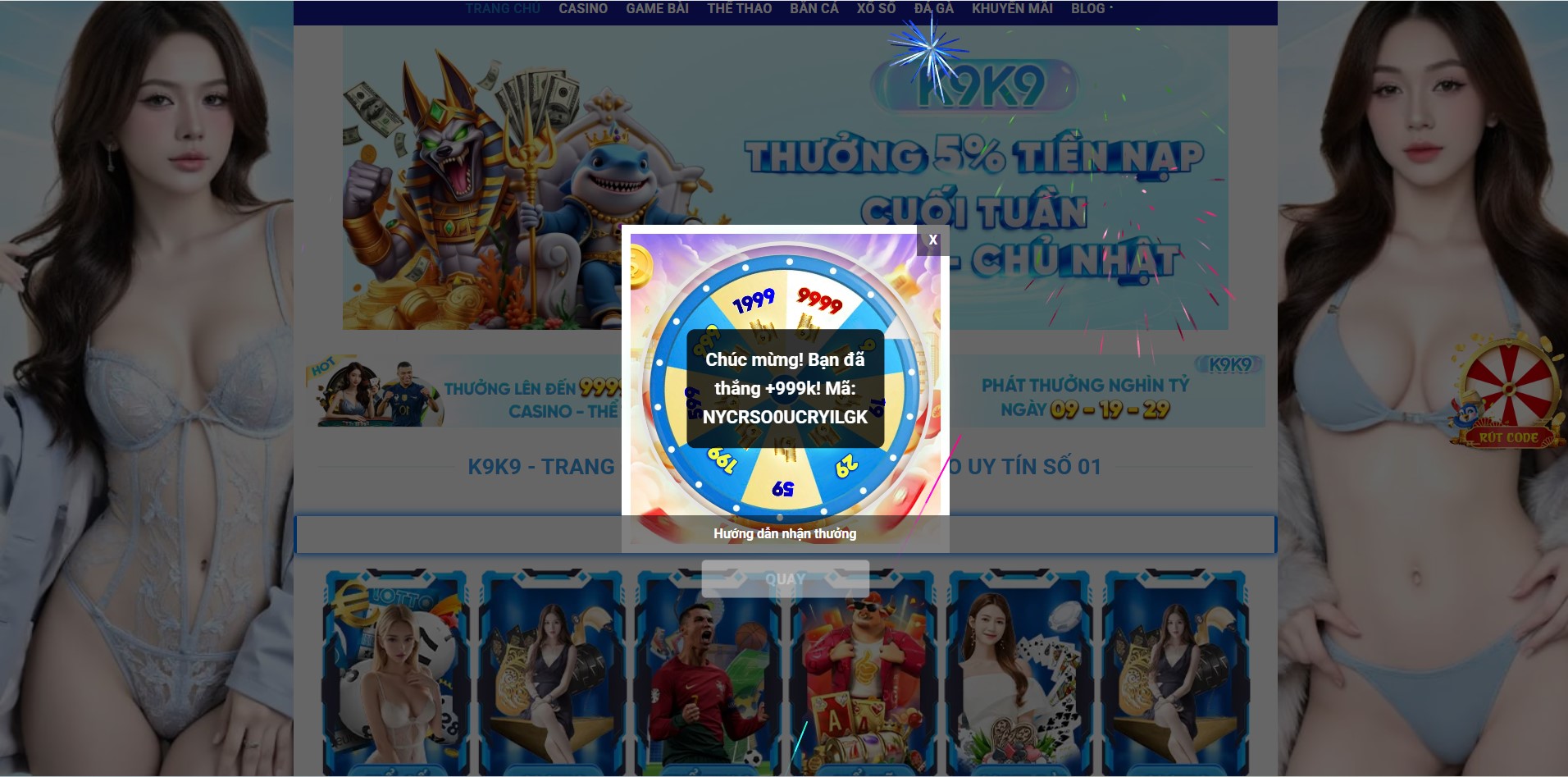 Thông Báo Trúng Thưởng Siêu Lớn Tại K9K9 Thông Báo Trúng Thưởng Siêu Lớn Tại K9K9